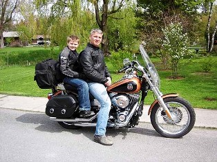 child pillion motorbike
